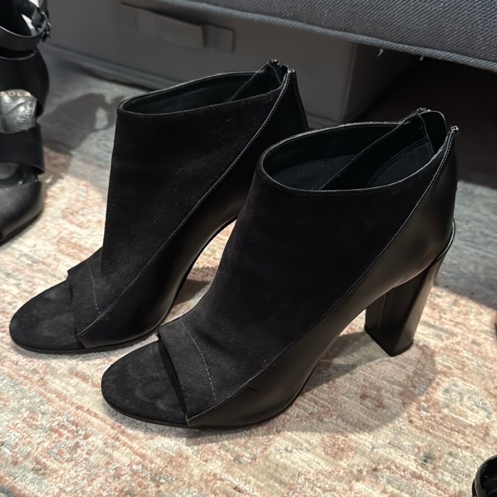 Vince Peep Toe Heeled Booties